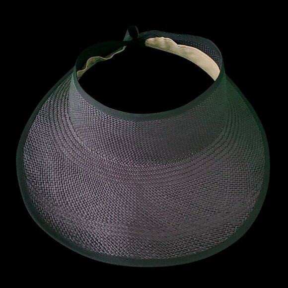 M.A.M.A. - Visor Straw Women's Hat Black